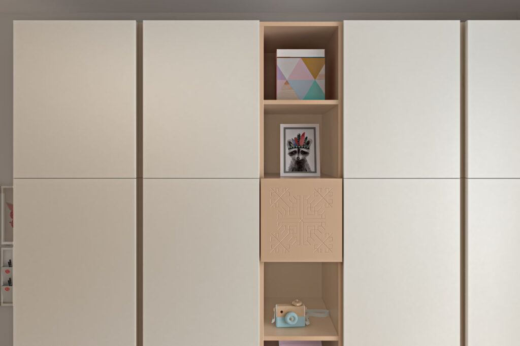 The Ornamentica collection in Cappuccino, bespoke furniture by ACADO