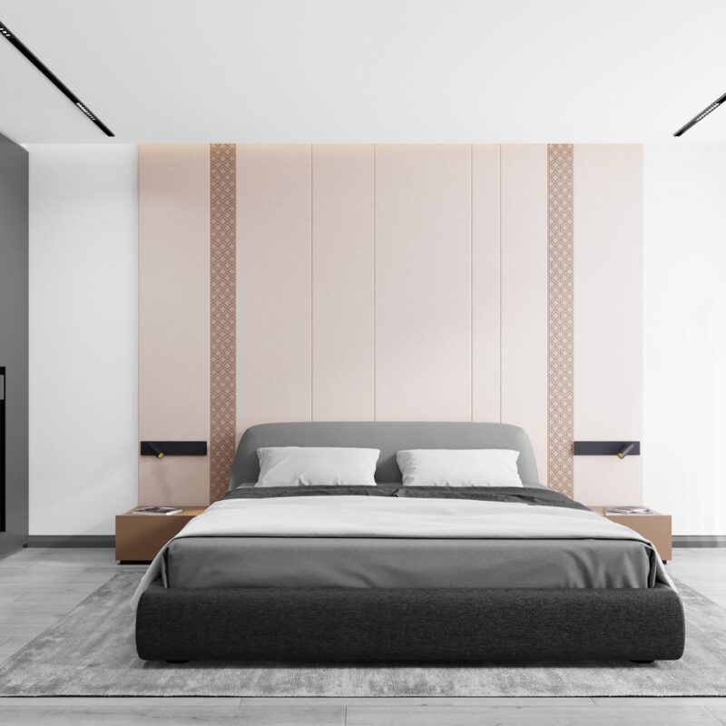 A bedroom set featuring the Diamante range