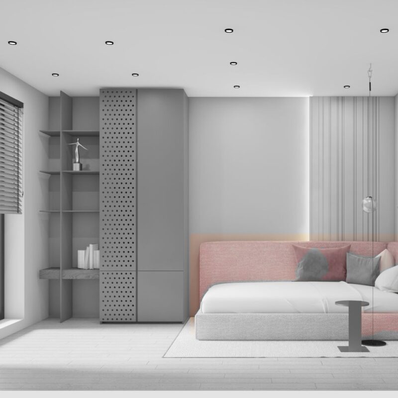 Amra Upholstered Children’s Bed for Girls