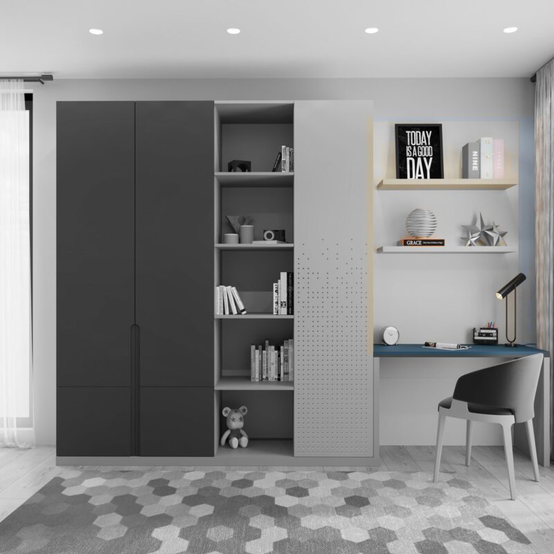 Orbita desk with shelves for a boy