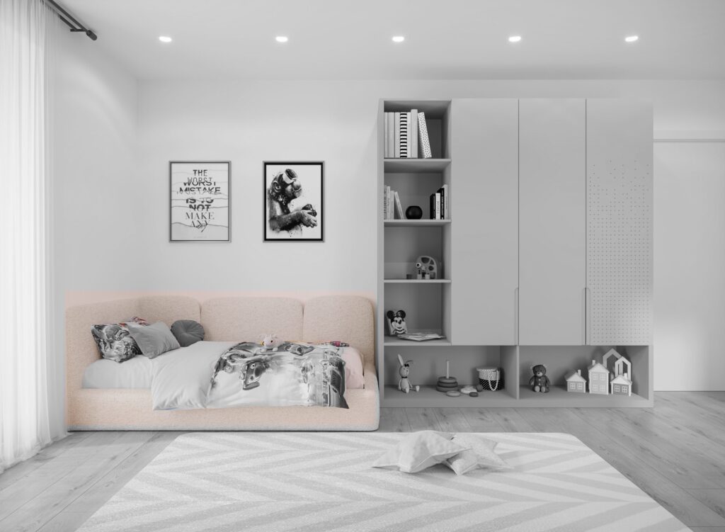 Orbita children’s bed for girls – Clair colour option