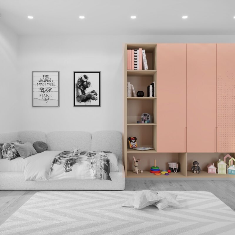 Orbita wardrobe for a girl’s bedroom