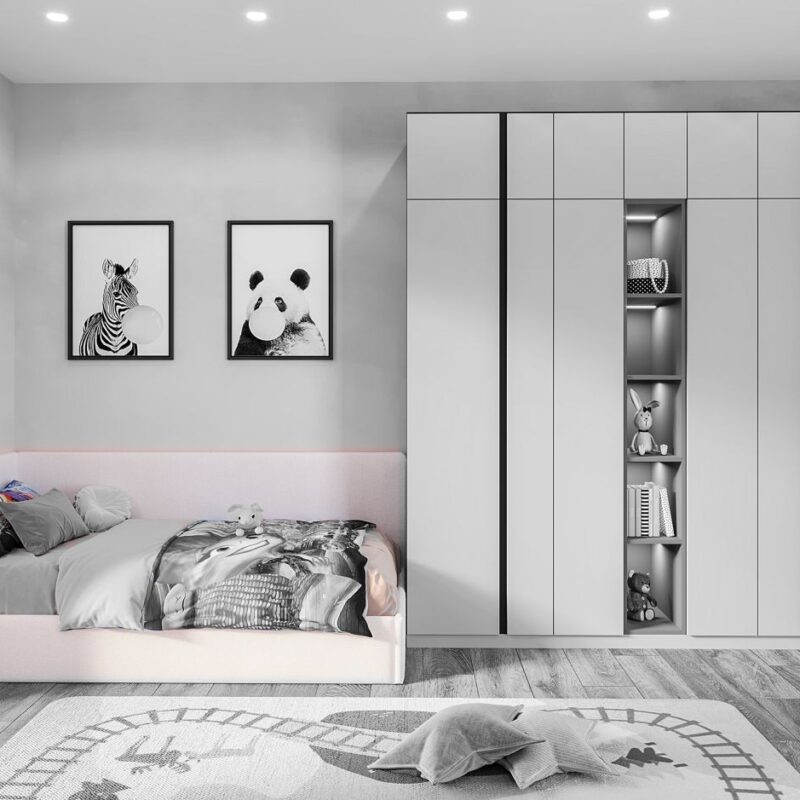Structura bed for a girl’s bedroom